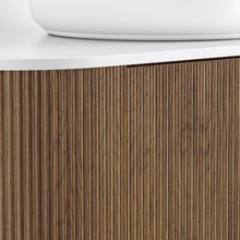 Nomad 750mm Walnut Wall Hung Single Vanity